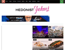 Tablet Screenshot of hedonistshedonist.com